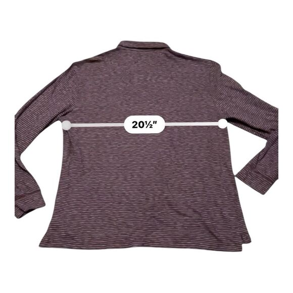Faherty Brand Luxe Heather Long Sleeve Polo size XL - Picture 5 of 9
